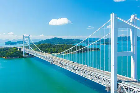 Steel Cross-River Bridge