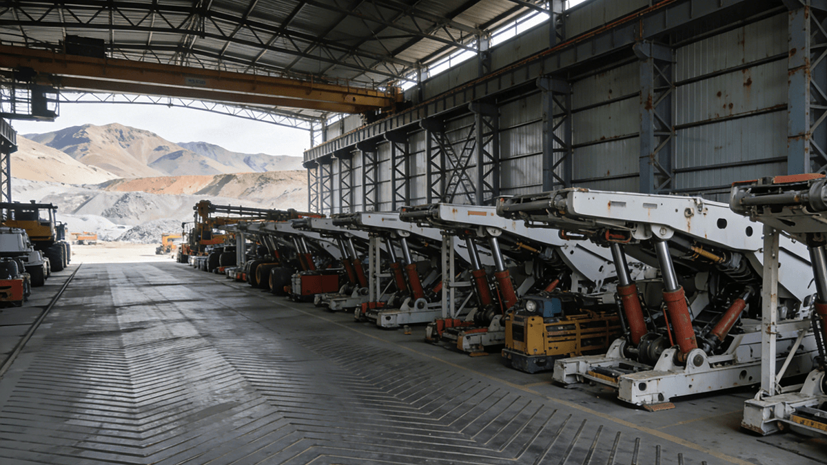 China Steel Structure Manufacturers- Weizhengheng Group - Equipment Storage Hangar Chile • Mining Support (1)