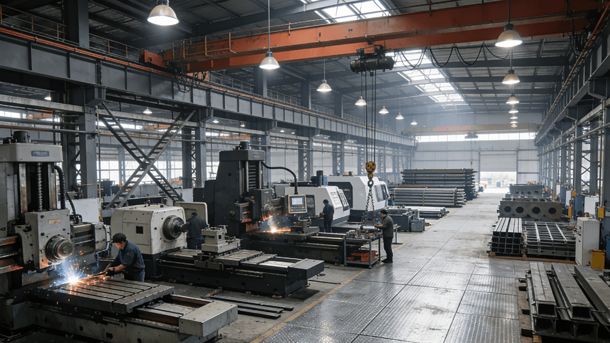 China Steel Structure Manufacturers- Weizhengheng Group - Heavy Machinery Workshop Poland • Manufacturing (3)