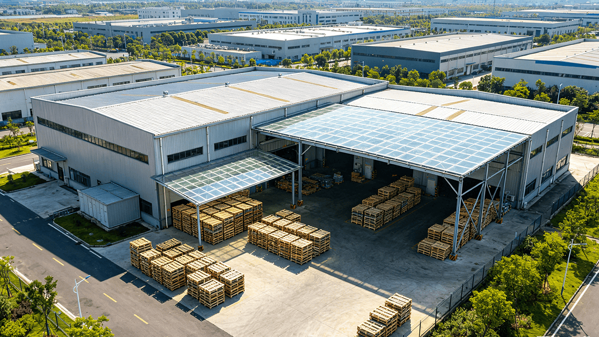 China Steel Structure Manufacturers- Weizhengheng Group - Semi Open Shed